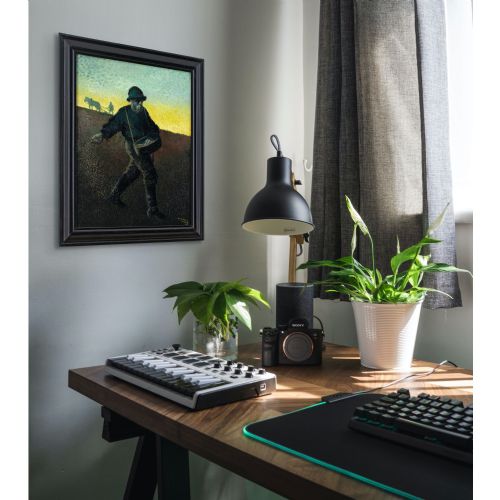 fig 2. Nils Kjellberg, The Sower - Antique Oil Painting