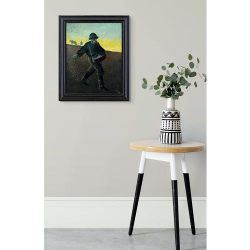 fig 3. Nils Kjellberg, The Sower - Antique Oil Painting