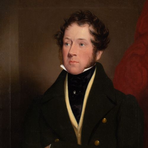 19THCENTURY ENGLISH SCHOOL PORTRAIT OF WILLIAM LEWIS HENNING ANTIQUE OIL PAINTING - ADDITIONAL PHOTO 6