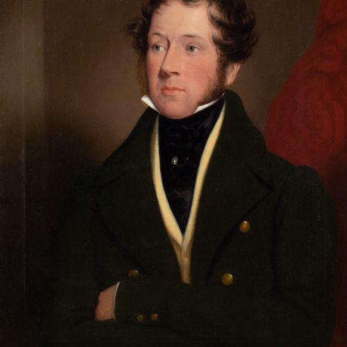 19THCENTURY ENGLISH SCHOOL PORTRAIT OF WILLIAM LEWIS HENNING ANTIQUE OIL PAINTING - ADDITIONAL PHOTO 7