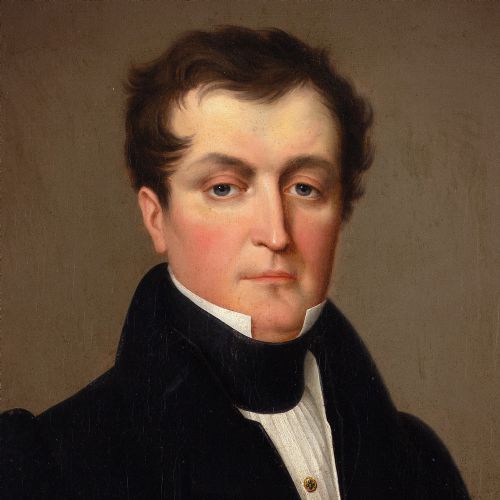 19THCENTURY ENGLISH SCHOOL PORTRAIT OF A GENTLEMAN ANTIQUE OIL PAINTING - ADDITIONAL PHOTO 5