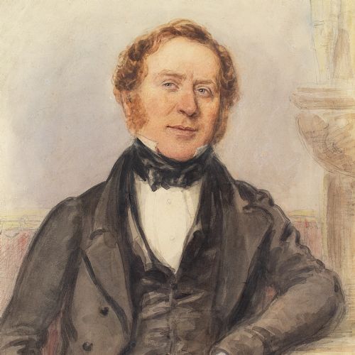 ALFRED EDWARD CHALON RA PORTRAIT OF A GENTLEMAN - ADDITIONAL PHOTO 4