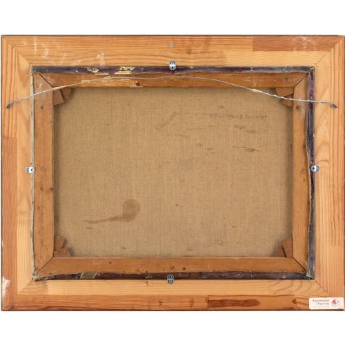 HARRY KEAY DOROTHEAS BONNET OIL PAINTING - ADDITIONAL PHOTO 8