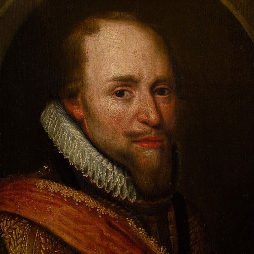 MICHIEL JANSZ VAN MIEREVELT FOLLOWER PORTRAIT OF MAURICE OF ORANGE ANTIQUE OIL PAINTING - ADDITIONAL PHOTO 4