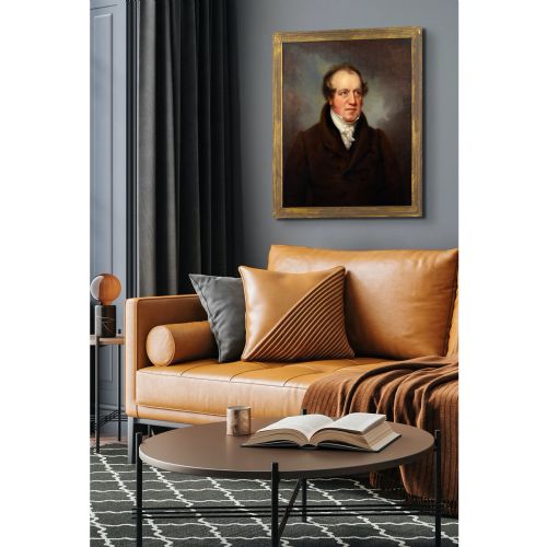 fig 5. 19th-Century English School, Portrait Of Steel Manufacturer James Sanderson - Antique Oil Painting