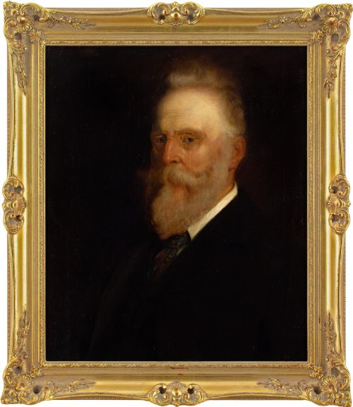 early 20thcentury british school portrait study of an edwardian gentleman antique oil painting - CATEGORY: ANTIQUE ART - DATED 1910