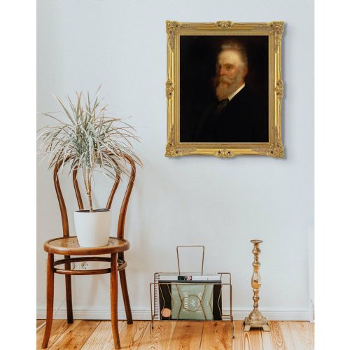 EARLY 20THCENTURY BRITISH SCHOOL PORTRAIT STUDY OF AN EDWARDIAN GENTLEMAN ANTIQUE OIL PAINTING - ADDITIONAL PHOTO 2