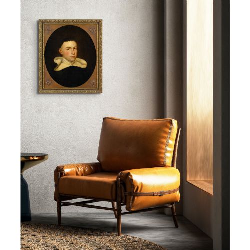 17THCENTURY CONTINENTAL SCHOOL PORTRAIT OF A DOMINICAN MONK ANTIQUE OIL PAINTING - ADDITIONAL PHOTO 1