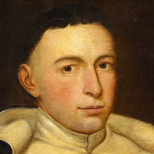 17THCENTURY CONTINENTAL SCHOOL PORTRAIT OF A DOMINICAN MONK ANTIQUE OIL PAINTING - ADDITIONAL PHOTO 3
