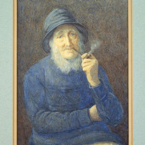 HENRY M TERRY AN OLD SALT ANTIQUE WATERCOLOUR - ADDITIONAL PHOTO 6