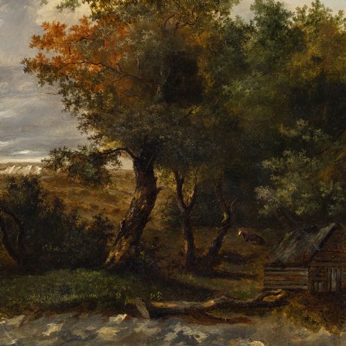 PATRICK NASMYTH LANDSCAPE WITH COTTAGES ANTIQUE OIL PAINTING - ADDITIONAL PHOTO 6