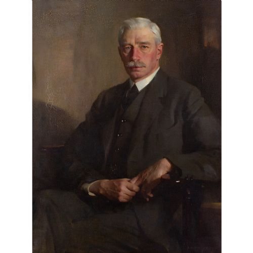 JAMES BELL ANDERSON RSA PORTRAIT OF A SEATED GENTLEMAN ANTIQUE OIL PAINTING - ADDITIONAL PHOTO 1