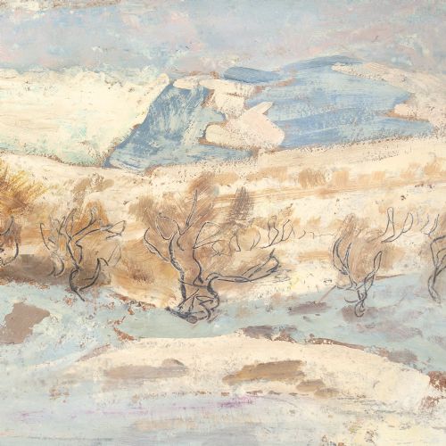 ELIS SLUND ABISKO ARCTIC TUNDRA OIL PAINTING - ADDITIONAL PHOTO 4