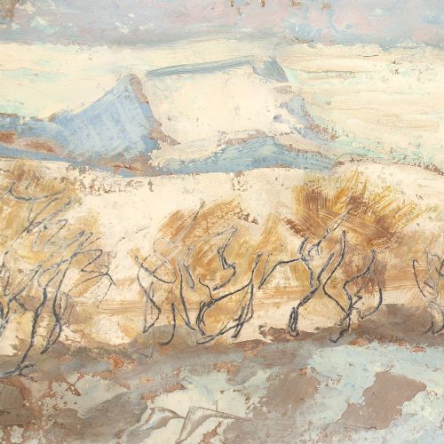ELIS SLUND ABISKO ARCTIC TUNDRA OIL PAINTING - ADDITIONAL PHOTO 6