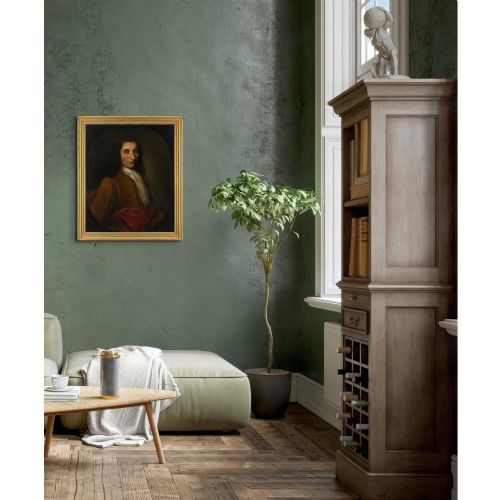 BALTHASAR DENNER PORTRAIT OF CAPTAIN MATHIAS IBSEN LUNDING ANTIQUE OIL PAINTING - ADDITIONAL PHOTO 3