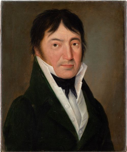 early 19thcentury german school portrait of a gentleman antique oil painting - CATEGORY: ANTIQUE ART - DATED 1800