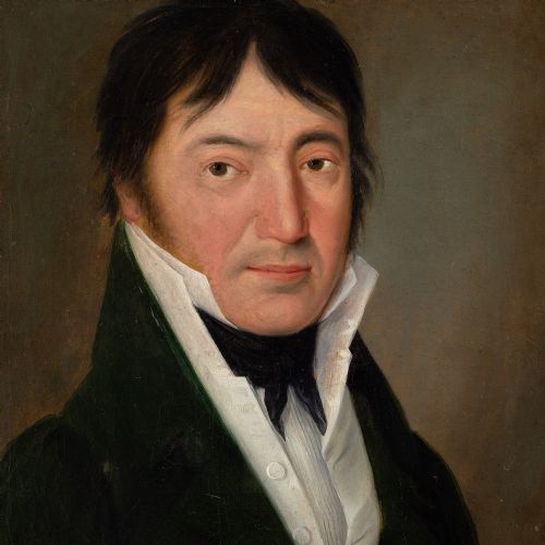 EARLY 19THCENTURY GERMAN SCHOOL PORTRAIT OF A GENTLEMAN ANTIQUE OIL PAINTING - ADDITIONAL PHOTO 6
