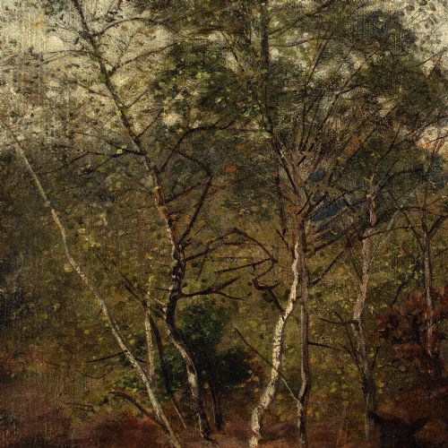 19THCENTURY FRENCH SCHOOL CHEVREUILS EN FORT ANTIQUE OIL PAINTING - ADDITIONAL PHOTO 2