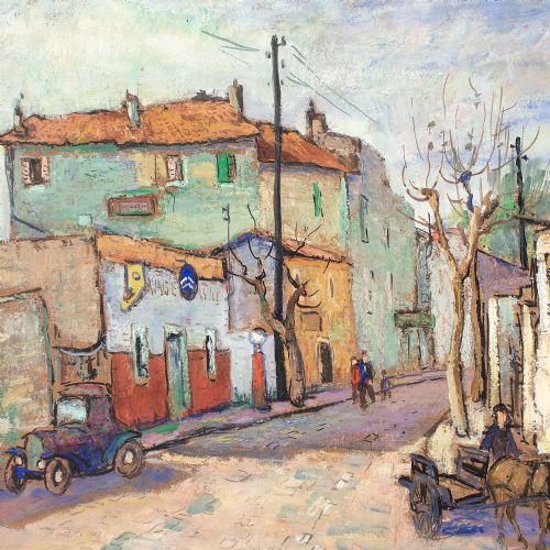 GOTTFRID OLSSON LA CIOTAT GOUACHE ON PAPER - ADDITIONAL PHOTO 5