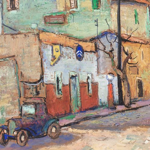 GOTTFRID OLSSON LA CIOTAT GOUACHE ON PAPER - ADDITIONAL PHOTO 6
