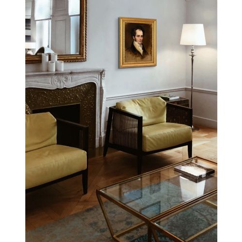 fig 2. Early 19th-Century English School, Portrait Study Of A Gentleman - Antique Oil Painting