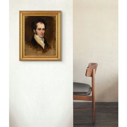 fig 3. Early 19th-Century English School, Portrait Study Of A Gentleman - Antique Oil Painting