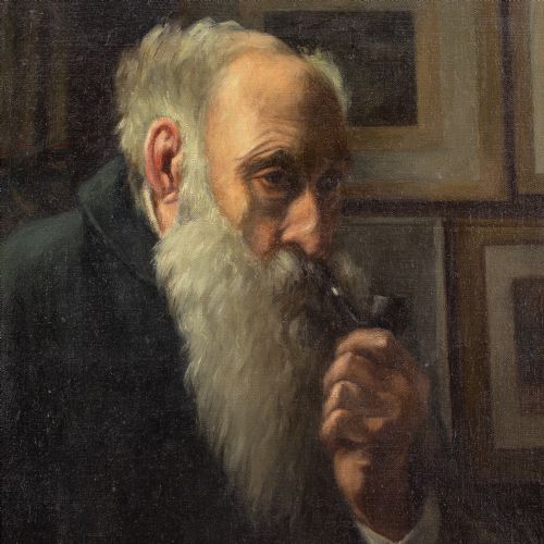 HENRIGEORGES BRARD SELFPORTRAIT OIL PAINTING - ADDITIONAL PHOTO 3
