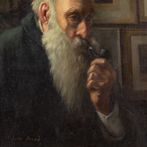 HENRIGEORGES BRARD SELFPORTRAIT OIL PAINTING - ADDITIONAL PHOTO 5
