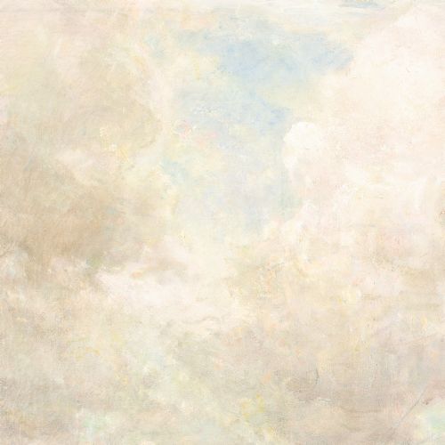 JULIUS PAULSEN BIG CLOUDS ANTIQUE OIL PAINTING - ADDITIONAL PHOTO 7