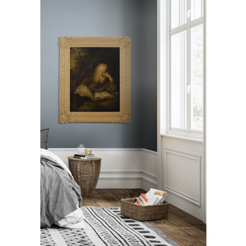 SALOMON KONINCK AFTER THE HERMIT ANTIQUE OIL PAINTING - ADDITIONAL PHOTO 1
