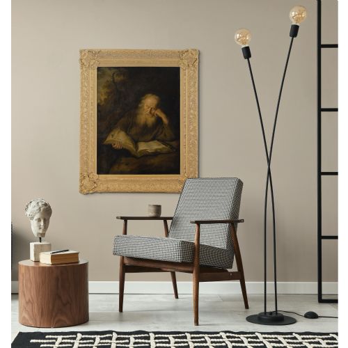 SALOMON KONINCK AFTER THE HERMIT ANTIQUE OIL PAINTING - ADDITIONAL PHOTO 5