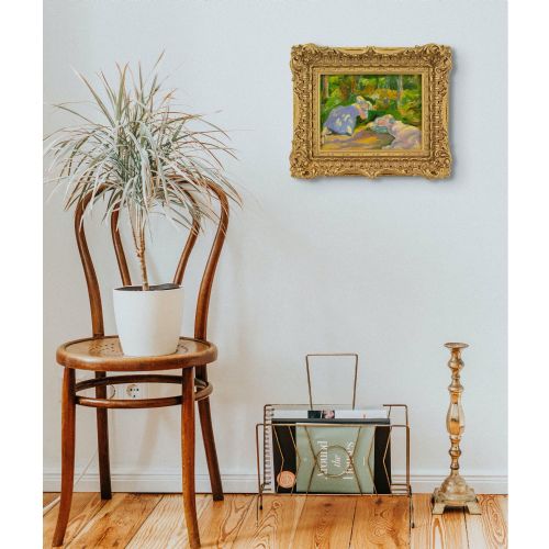 ALVIN STHR REST ANTIQUE OIL PAINTING - ADDITIONAL PHOTO 1