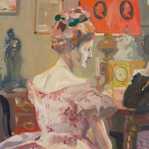 FERDINAND GTZ TEA TIME ANTIQUE GOUACHE - ADDITIONAL PHOTO 3