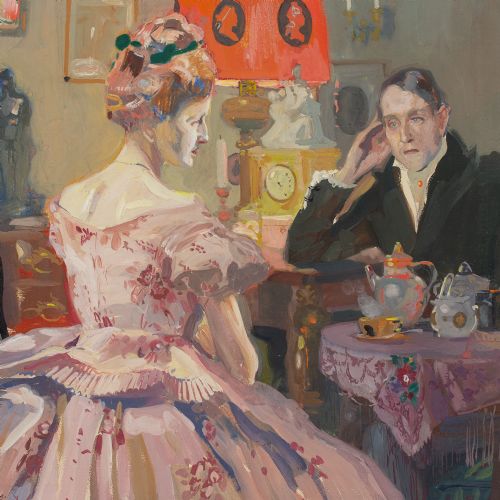 FERDINAND GTZ TEA TIME ANTIQUE GOUACHE - ADDITIONAL PHOTO 5