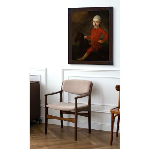 LATE 18THCENTURY AUSTRIAN SCHOOL PORTRAIT OF JOSEPH THADDUS GLASER VON GLASERSBERG ANTIQUE OIL PAINTING - ADDITIONAL PHOTO 2
