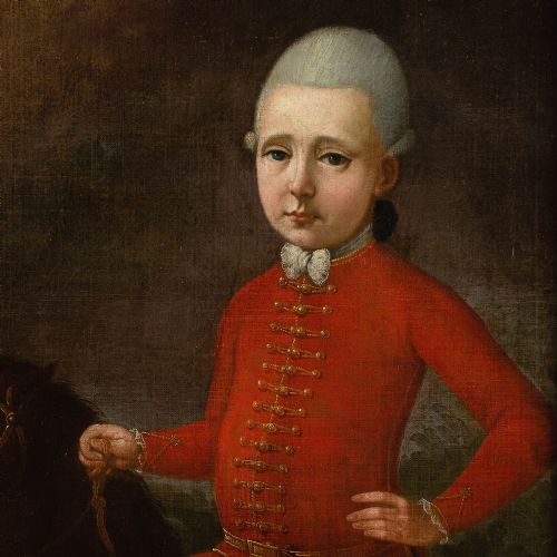 LATE 18THCENTURY AUSTRIAN SCHOOL PORTRAIT OF JOSEPH THADDUS GLASER VON GLASERSBERG ANTIQUE OIL PAINTING - ADDITIONAL PHOTO 3