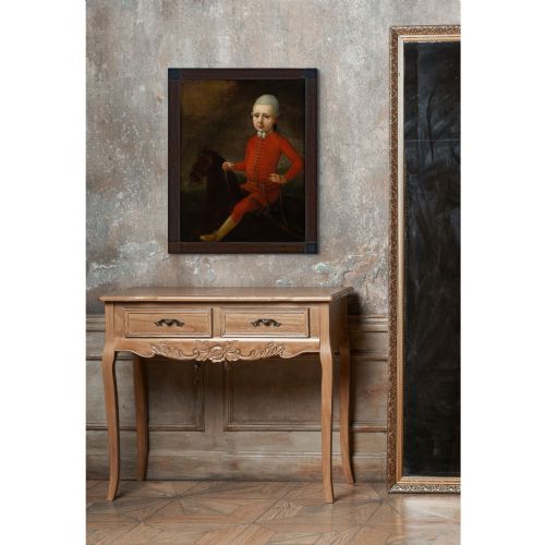 LATE 18THCENTURY AUSTRIAN SCHOOL PORTRAIT OF JOSEPH THADDUS GLASER VON GLASERSBERG ANTIQUE OIL PAINTING - ADDITIONAL PHOTO 4