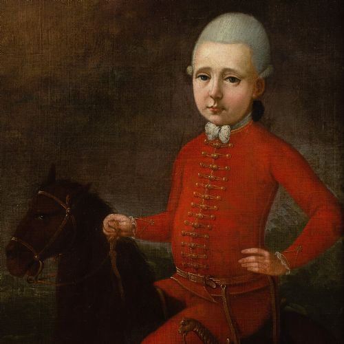 LATE 18THCENTURY AUSTRIAN SCHOOL PORTRAIT OF JOSEPH THADDUS GLASER VON GLASERSBERG ANTIQUE OIL PAINTING - ADDITIONAL PHOTO 6