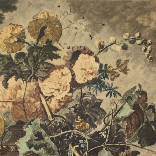 RICHARD EARLOM AFTER JAN VAN HUYSUM STILL LIFE WITH FLOWERS ANTIQUE AQUATINT - ADDITIONAL PHOTO 7
