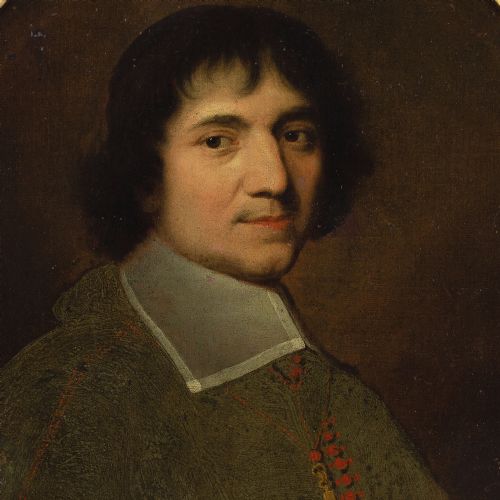 LATE 17THCENTURY FLEMISH SCHOOL PORTRAIT OF A PRELATE WITH BLACK CASSOCK ZUCCHETTO ANTIQUE OIL PAINTING - ADDITIONAL PHOTO 6
