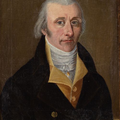 EARLY 19THCENTURY FRENCH SCHOOL PORTRAIT OF BARTHELEMY SIMON LOUIS DE MEDAILLE ANTIQUE OIL PAINTING - ADDITIONAL PHOTO 3