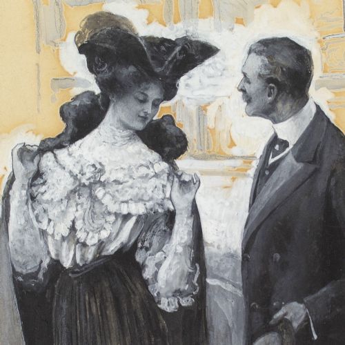 JOSEPH WILLIAM HAMMICK AT THE THEATRE ANTIQUE WATERCOLOUR - ADDITIONAL PHOTO 6