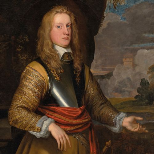 JOHN HAYLS ATTRIBUTED PORTRAIT OF THE HONOURABLE EDWARD RUSSELL ANTIQUE OIL PAINTING - ADDITIONAL PHOTO 6