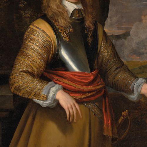 JOHN HAYLS ATTRIBUTED PORTRAIT OF THE HONOURABLE EDWARD RUSSELL ANTIQUE OIL PAINTING - ADDITIONAL PHOTO 7