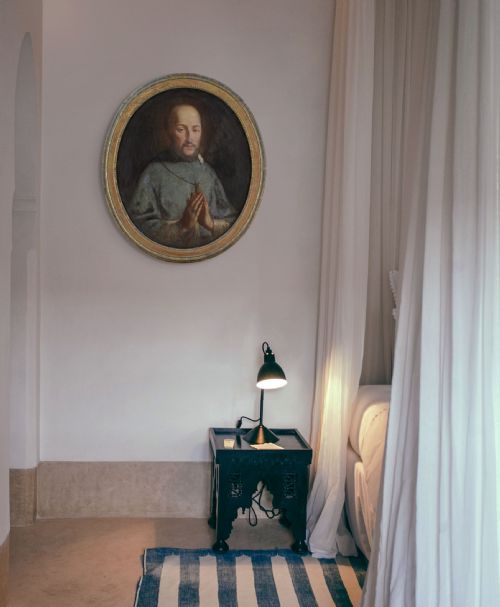 MID18THCENTURY ITALIAN SCHOOL PORTRAIT OF SAINT FRANCIS DE SALES ANTIQUE OIL PAINTING - ADDITIONAL PHOTO 5
