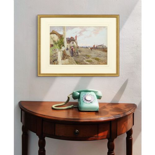 MARY SOPHIA HAGARTY PORLOCK WEIR ANTIQUE WATERCOLOUR - ADDITIONAL PHOTO 2