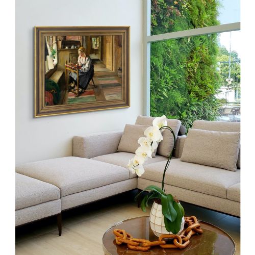 SAM UHRDIN VID BANDSTOLEN OIL PAINTING - ADDITIONAL PHOTO 3