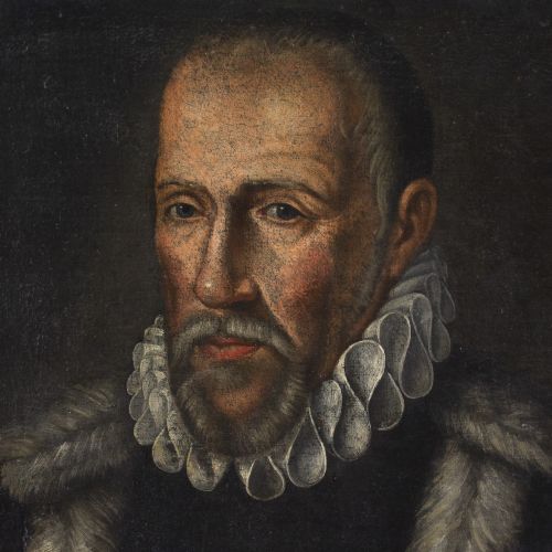 LATE 16THCENTURY DUTCH SCHOOL PORTRAIT OF GASPARD DE COLIGNY ADMIRAL OF FRANCE ANTIQUE OIL PAINTING - ADDITIONAL PHOTO 4