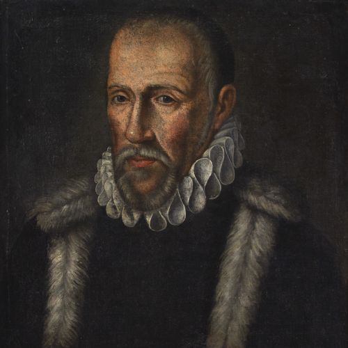 LATE 16THCENTURY DUTCH SCHOOL PORTRAIT OF GASPARD DE COLIGNY ADMIRAL OF FRANCE ANTIQUE OIL PAINTING - ADDITIONAL PHOTO 8
