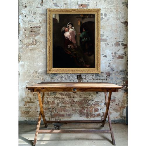WILLIAM JOHN WAINWRIGHT RWS RBA THE DRUNKARD ANTIQUE OIL PAINTING - ADDITIONAL PHOTO 3